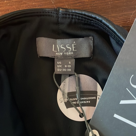 BRAND NEW Designer Leather Pants - Vegan, stretchy, with Tags - Picture 3 of 5